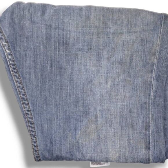 Levis 527 Jeans Sz 34/30 Boot Leg High Rise Faded Weathered Women Men - Picture 13 of 14